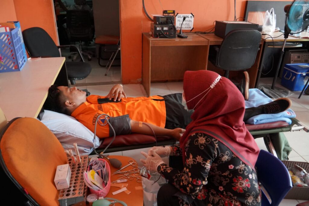 Diskominfo dan BPBD Kampar Gelar Kegiatan Donor Darah Massal