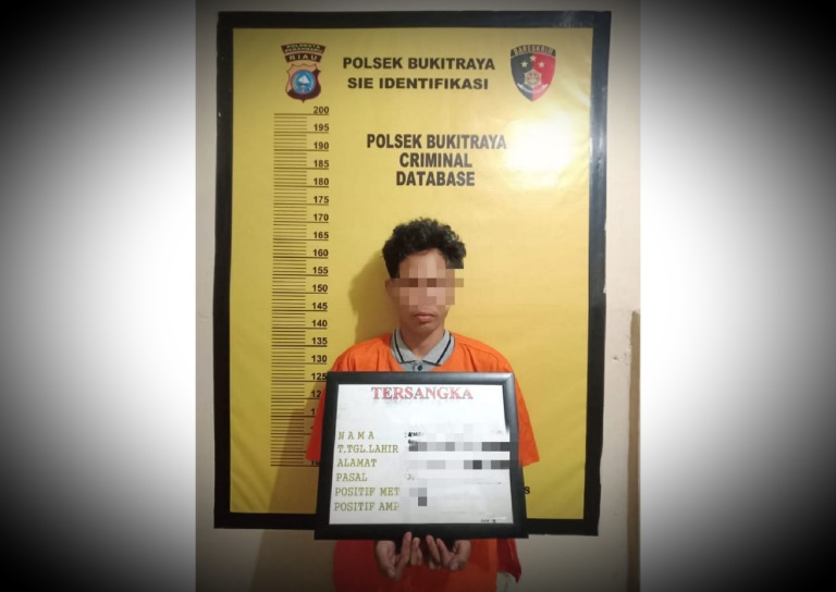 Pemuda Ini Dijemput Polsek Bukitraya Usai Bobol Bengkel Motor Pakai Kunci Duplikat