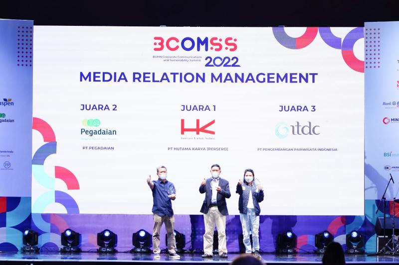 Pegadaian Menangkan 2 Kategori Penghargaan BCOMSS 2002