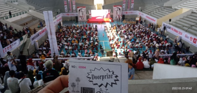 Diundang Jemput Sembako, Ternyata Deklarasi Relawan Jokowi di Riau Bagi-bagi Doorprize