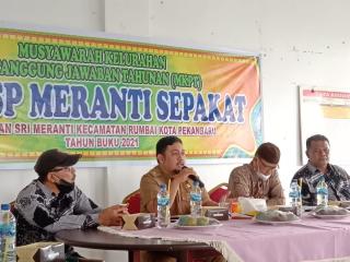 Lurah Sri Meranti Ajak Masyarakatnya Lancar Bayar Tunggakan UEK-SP