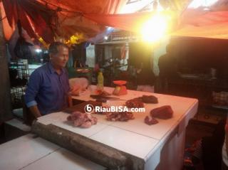 Jelang Ramadan, Harga Daging di Pasar Tradisional Pekanbaru Alami Kenaikan