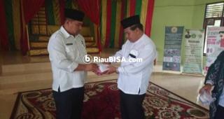 KUA Tualang Serahkan Bantuan Donasi Untuk Korban Gempa Pasaman Barat