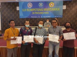 Lima Wartawan Riaubisa Ikut UKW LPDS Fasilitas Dewan Pers