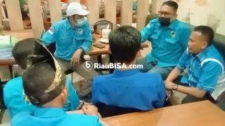 Berlangsung Ricuh, Musda DPD KNPI Siak Versi Larsen Yunus Dibubarkan Polisi