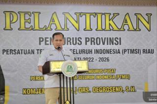 Dedi Harianto Harap PTMSI Dapat Berikan Energi Positif Bagi Kemajuan Tenis Meja Riau