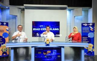 Diundang TVRI, Bupati Meranti Bicara Berobat Gratis dengan KTP