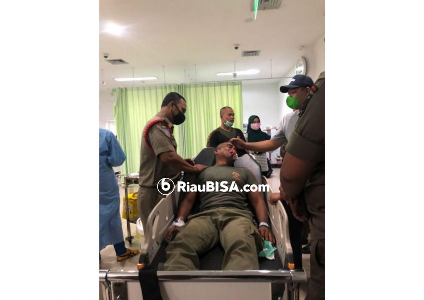 Komandan Ngaku Nggak Tahu, Duel Satpol PP Pekanbaru Berakhir Dengan Rahang Patah
