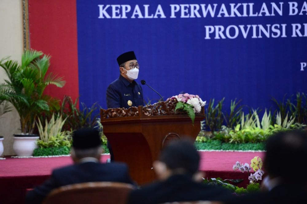 Ini Harapan Syamsuar Terhadap Kepala BI Perwakilan Riau yang Baru