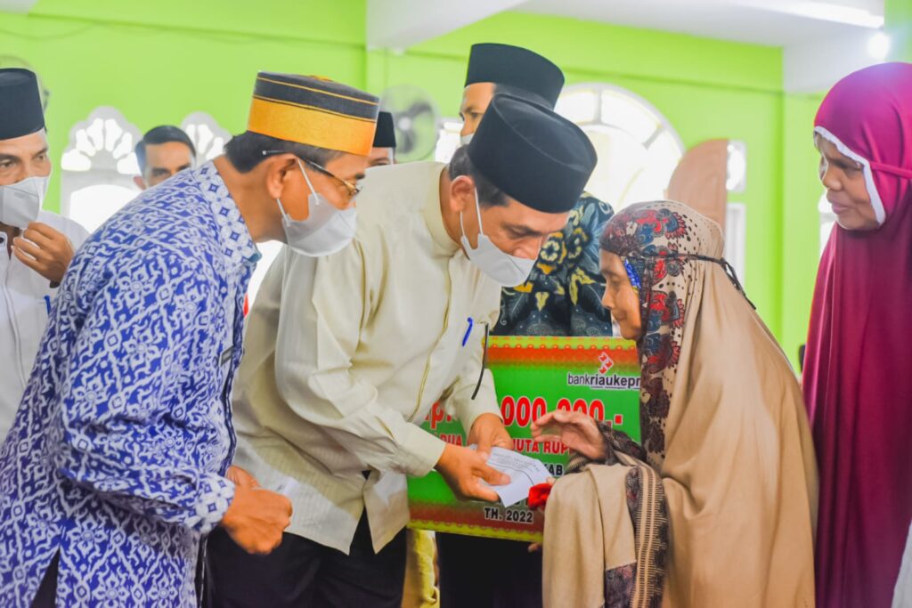 Masyarakat Lubuk Agung Sambut Gembira Tim Safari Ramadan Pemkab Kampar 