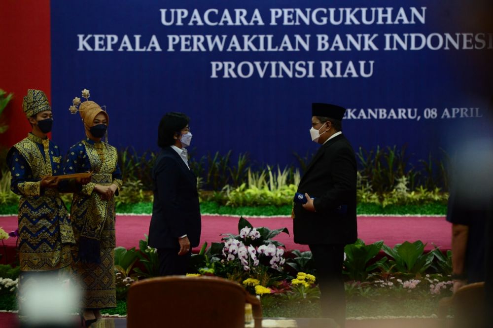 Muhamad Nur Dikukuhkan Sebagai Kepala Perwakilan BI Provinsi Riau