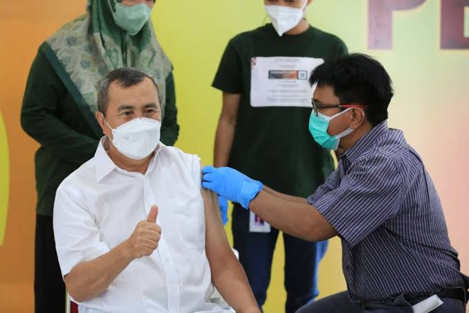 Capaian Vaksinasi Booster di Pekanbaru Sudah 21,7 Persen