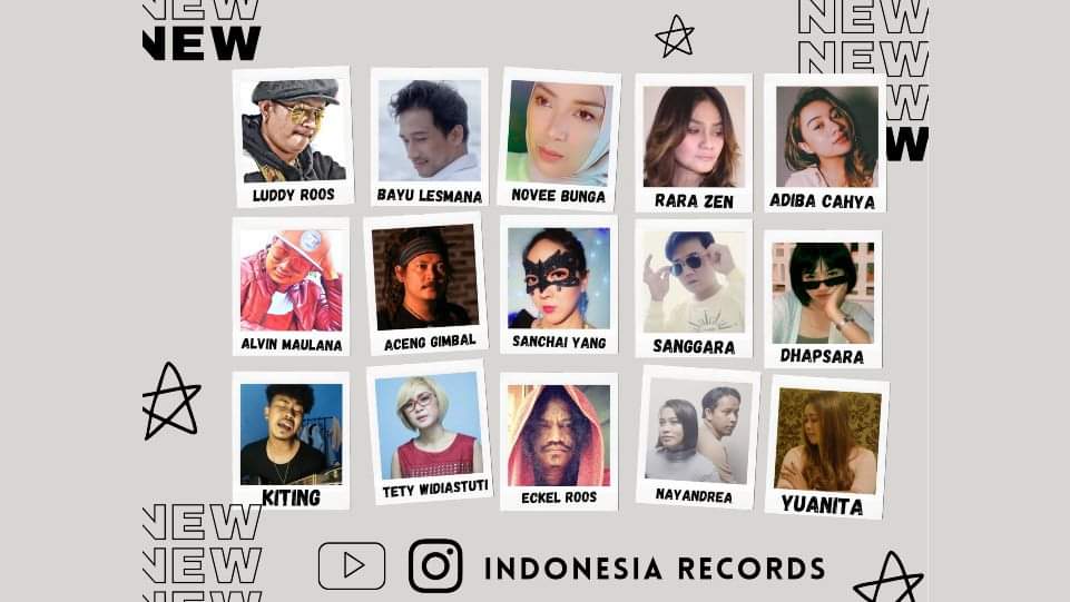 Indonesia Records Rilis Artis dari Berbagai Daerah di Indonesia