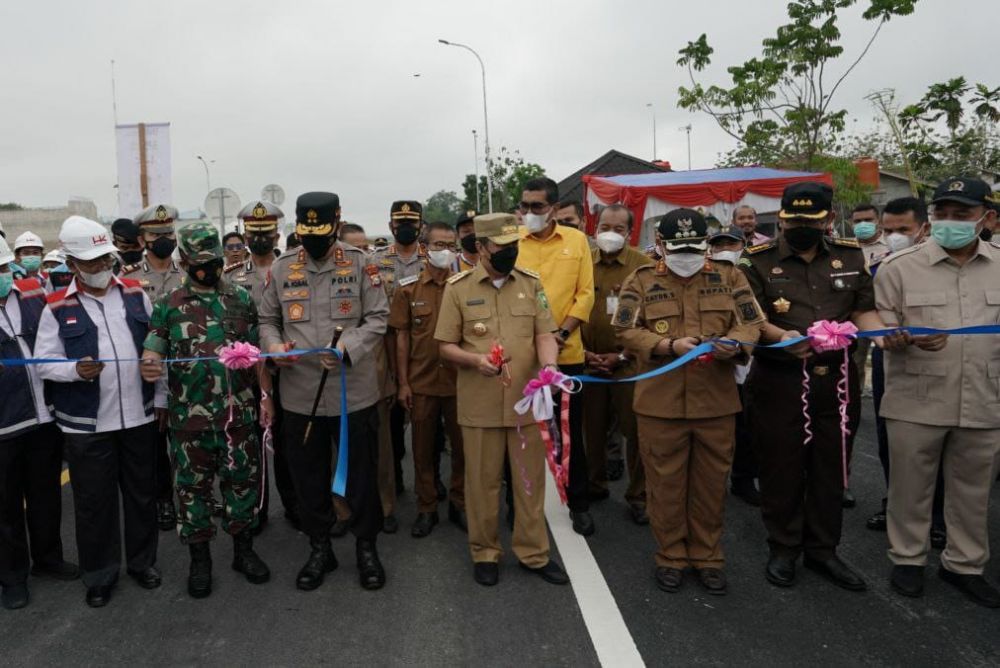 Gubri Resmikan Penggunaan Tol Pekanbaru-Bangkinang