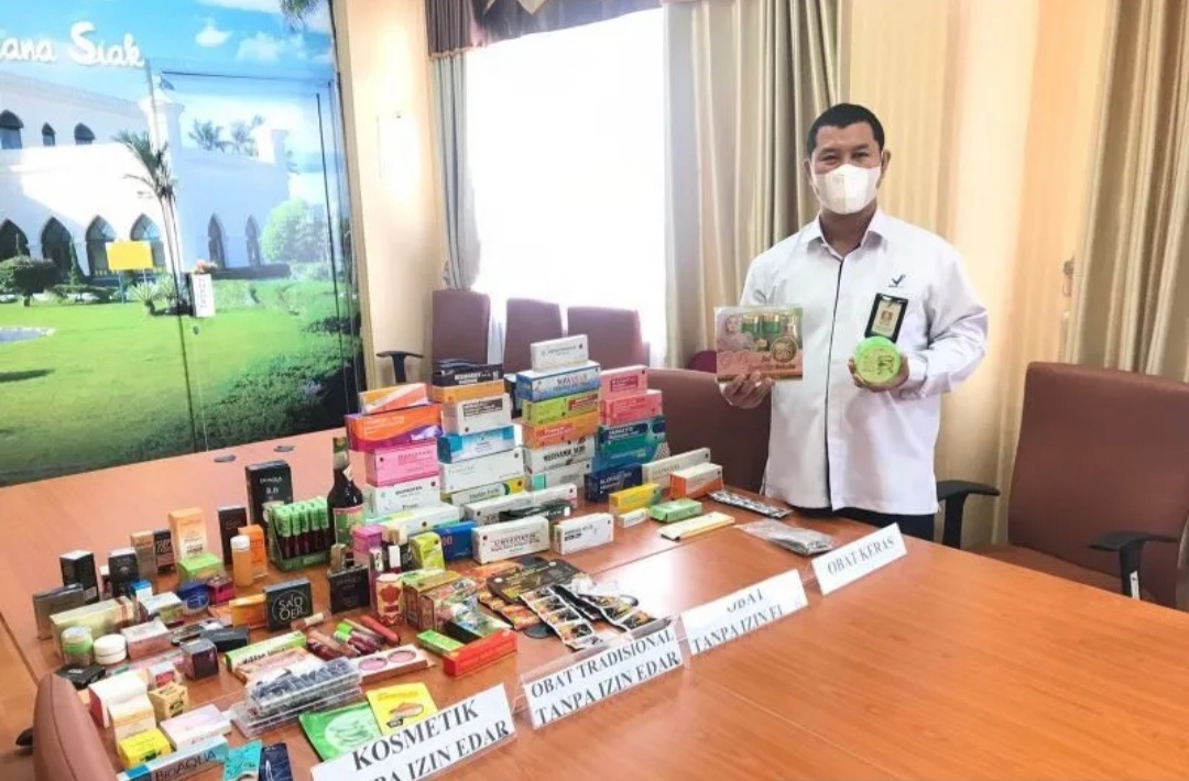 BBPOM Pekanbaru Temukan Obat Tradisional dan 1.043 Kosmetik Tanpa Izin Edar