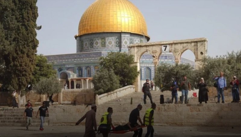 Warga Palestina dan Polisi Israel Kembali Bentrok di Komplek Masjid Al-Aqsa, 42 Orang TerlukaÂ 
