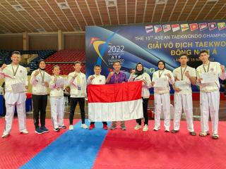 Indonesia Berhasil Sabet Enam Medali Pada Kejuaraan Taekwondo di Vietnam