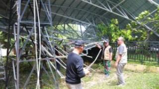 Sekda Tinjau Sejumlah Bangunan Pemda Kampar yang Rusak Akibat Angin Puting Beliung
