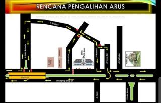 Aksi Demo 11 April di Pekanbaru, Polisi Alihkan Arus Lalulintas 
