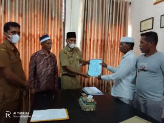Datangi Camat Rambah, Sejumlah Tokoh Masyarakat Minta Kepala Desa Sialang Jaya Diberhentikan