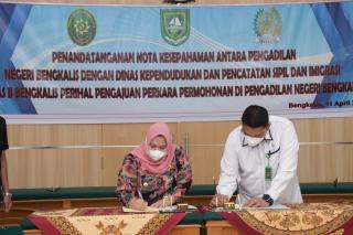 Pemkab Teken MoU dengan Pengadilan Negeri Kelas II Bengkalis