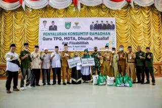 4.872 Warga Dumai Jadi Penerima, Wako Dumai: Mari Semua Berzakat