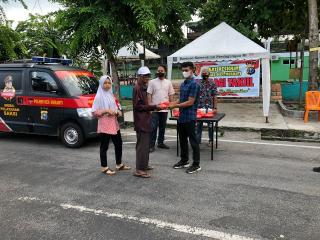 Rutin Setiap Hari, Satreskrim Polres Meranti Berbagi Takjil