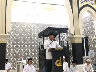 Safari ke Meranti, Wagubri Ajak Warga Dukung Program Masjid