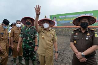 Korem 031/WB - Distan se-Riau Launching Program Ketahanan Pangan Seluas 1000 Ha