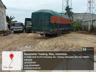 Truk Perusahaan Tabrak Aturan Rambu Lalin di Perawang