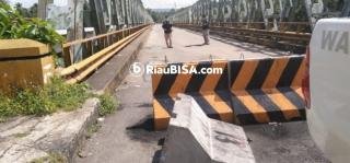 Masyarakat Diminta Tak Lewat Jembatan Lubuk Jambi, Dishub Kuansing: Berbahaya!