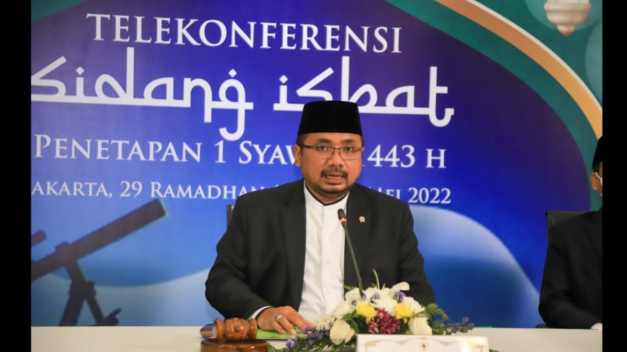 Resmi! Pemerintah Tetapkan 1 Syawal 1443 H Jatuh pada 2 Mei 2022