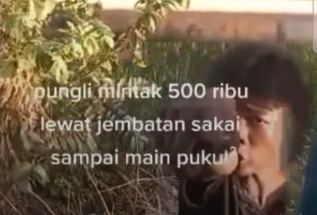 Viral Video Pungli Rp500 Ribu Lewat Jembatan Ujung 2 Juring Rokan Hulu
