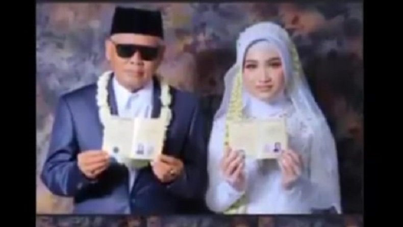 Menang Banyak! Kakek 65 Tahun Nikahi Gadis 18 Tahun dengan Mahar Uang Rp700 Juta, Rumah dan Umrah