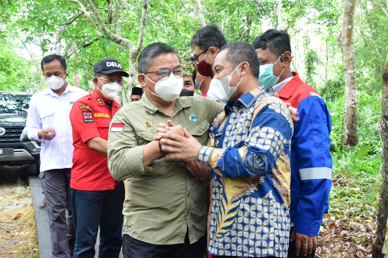 Wabup Bengkalis Terima Kunker Wakil Menteri LHK di Bukit Batu