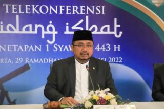 Pemerintah Tetapkan 1 Syawal 1443 H Jatuh pada 2 Mei 2022