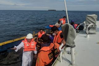 Alat Berat Tercebur ke Laut dan Dilaporkan Hilang Bersama Operator