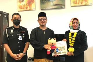 Pelayaran Perdana Dumai-Melaka, Disambut Menteri Pelancongan
