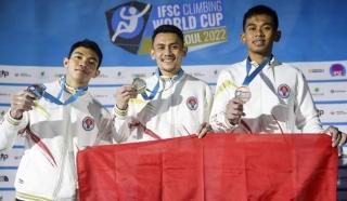 Indonesia Kuasai Podium Piala Dunia Panjat Tebing 2022 di Seoul