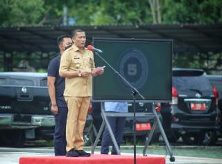 Apel Perdana Usai Idul Fitri, Bupati Meranti Perintahkan Langsung Bekerja
