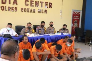 Curi Aset Pertamina Hulu Rokan Rp 534 Miliar, Polres Rohil Gulung 16 Orang Pria