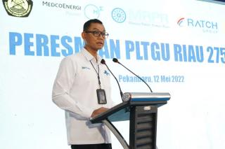 Darmawan Prasodjo Harap PLTGU Dapat Tingkatkan Kesejahteraan Rakyat Riau