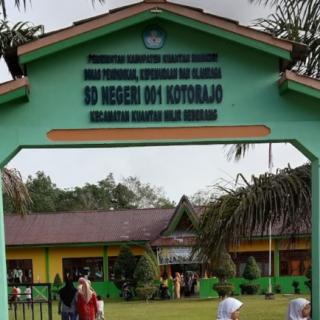 Kepala Murid Bocor, Pihak SDN 001 Koto Rajo Kuansing Lepas Tangan
