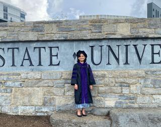 Wisuda S2 di Amerika, Geubrina Tari Puntia Bikin Bangga Riau