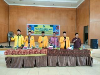 Agustin Lantik Tiga Pengurus AMSI Tingkat Kecamatan di Kuansing, Ini Harapannya 