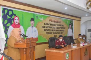Dibuka Bupati Kasmarni, 15 Peserta Ikuti Uji Kompetensi Capim Baznas