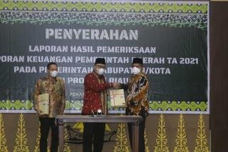 11 Tahun Berturut-turut, Pemkab Siak Kembali Raih WTP dari BPK Riau