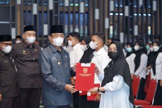 Serahkan SK CPNS dan PPPK di Inhil, Ini Permintaan Bupati Wardan