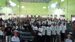 Petani Karet Ogan Ilir Mendeklarasikan Dukungan untuk Ganjar Pranowo Presiden RI 2024