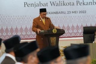 Ini Pesan Gubernur Riau untuk Pj Wali Kota Pekanbaru